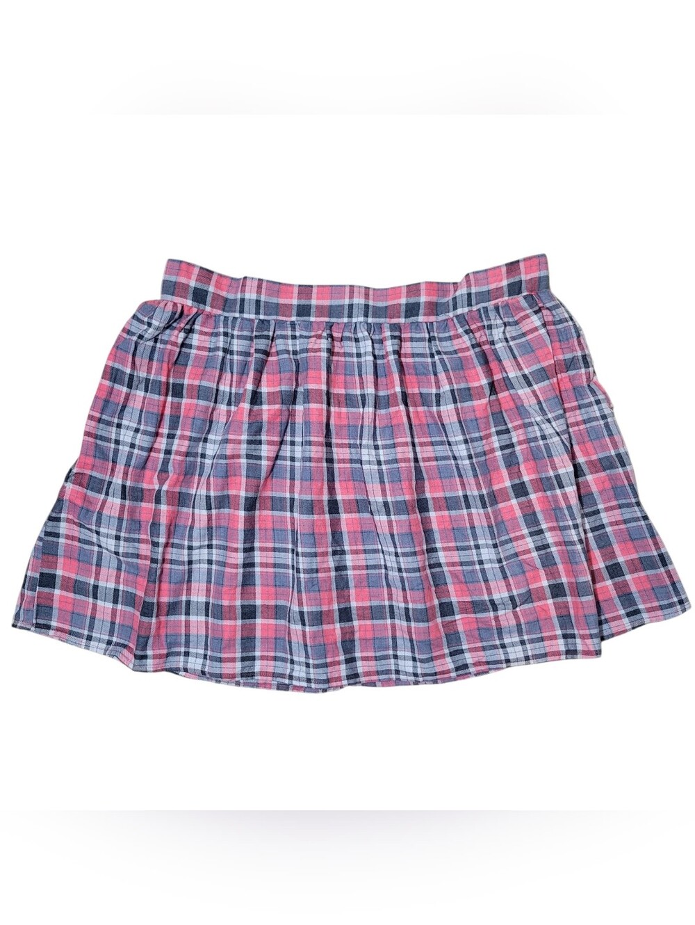 NWT Red Plaid Cotton Mini Circle Skirt Plus Size 2x Grunge 90s Y2K Goth Wet Seal